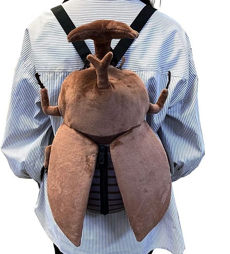 Silly Accessories, Silly Backpack, Beetle Plush Pattern, Stuffed Animal Backpack, Beetle Bag, Plushie Backpack, Beetle Backpack, Insect Backpack, Beetle Plush