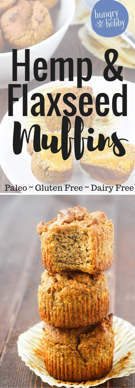 hemp-flaxseed-muffins Flaxseed Muffins, Flax Seed Muffins, Tarte Vegan, Boho Berry, Healthy Nutrition Plan, Pan Sin Gluten, Gluten And Dairy Free, Omega 3 Fatty Acids, Gluten Free Muffins