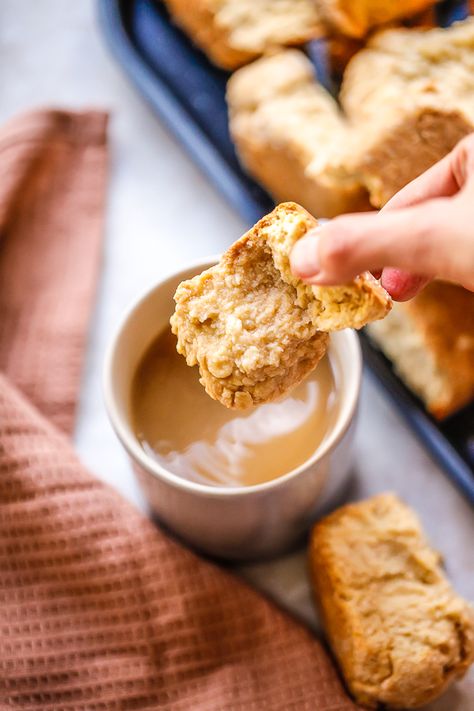 Buttermilk Rusks, Vegan Buttermilk, Rusk Recipe, Bread Tin, Gluten Free Biscuits, Ultimate Breakfast, Vegan Coconut, South African Recipes, Late Afternoon