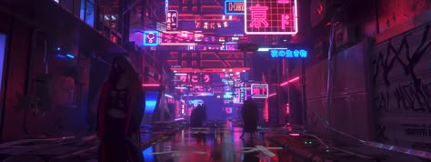 Neo-Tokyo on Behance City Twitter Header, Cyberpunk Header, Nct Layout, Landscape Desktop, Purple Header, Conscious Art, Iphone Wallpaper Planets, Profile Themes, Twitter Cover Photo