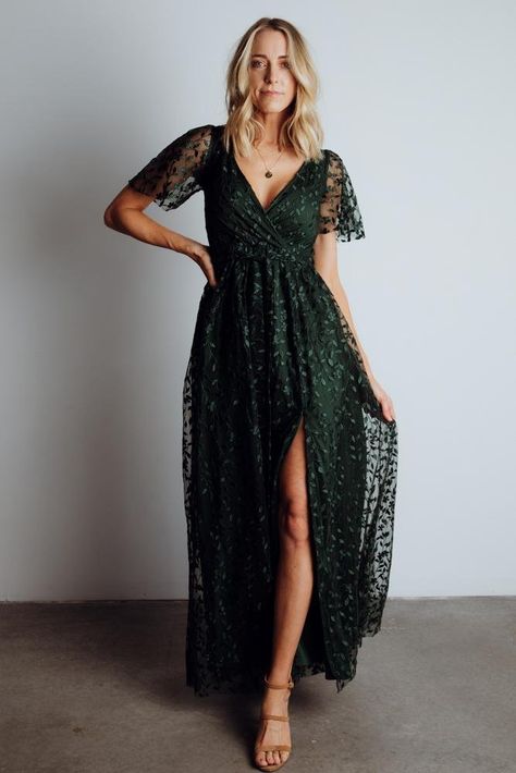 Our Marseille Embossed Maxi Dress is a one-of-a-kind dress that's perfect for special occasions! It features gorgeous vine embossed organza. Organza Material, Perfect Bridesmaid Dress, Next Dresses, Baltic Born, Nursing Friendly, Different Dresses, Maxi Dress Green, Guest Outfit, Mode Vintage