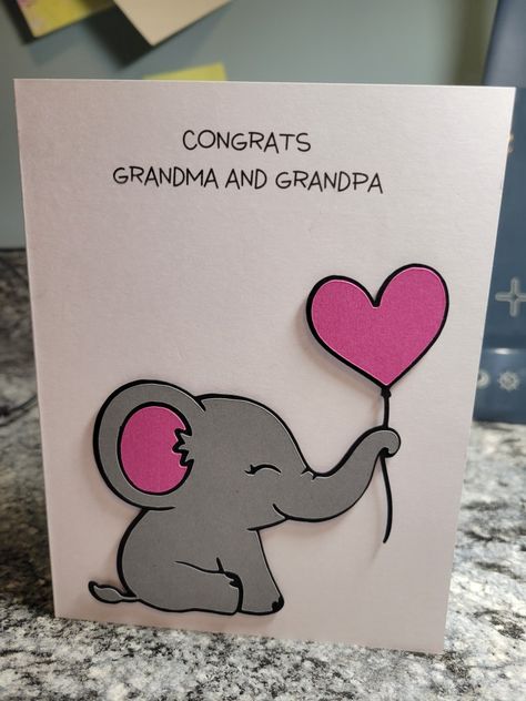 congrats card for new grandparents New Grandma Card Ideas, Congratulations Grandparents, Pregnancy Congratulations Card, Grandparents Card, Card Making Ideas Easy, Baby Watercolor, Grandma Cards, Pregnancy Congratulations, Baby Congratulations Card