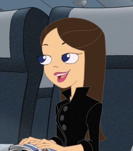 Dr Doofenshmirtz Daughter, Vanessa Doofenshmirtz Icon, Vanessa Doofenshmirtz Aesthetic, Vanessa Phineas And Ferb, Steven Universe Ending, Ferb And Vanessa, Phineas And Ferb Candace, Brunette Icons, Vanessa Doofenshmirtz