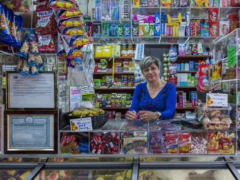 Bodegas of New York City - Pictures - CBS News New York City Pictures, Grocery Store Design, James D'arcy, Shop House Ideas, The American Dream, City Pictures, Grocery Stores, Shop Window Displays, Cbs News