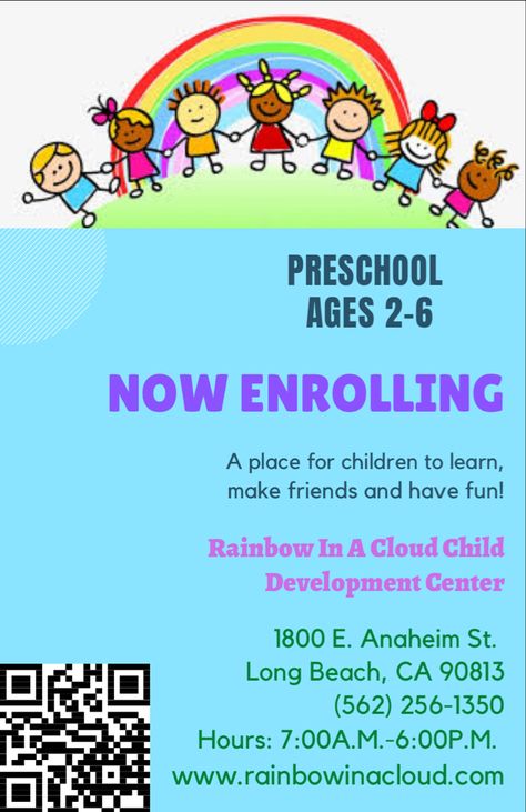 Preschool Enrollment Flyer, Daycare Enrollment Flyer, Daycare Flyer, Child Care Center Design, Opening A Daycare, Infant Daycare, Daycare Setup, Family Daycare, Early Childhood Education Resources