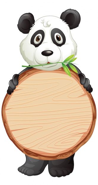 Panda Pencil Drawing, Drawing Panda, Animal Pictures For Kids, Cute Panda Cartoon, Panda Drawing, Colorful Borders Design, Panda Lindo, Birthday Party Background, Blank Sign