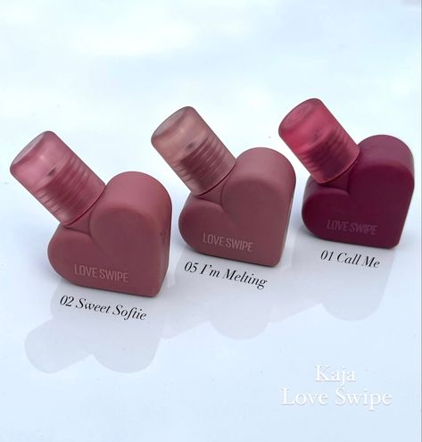 #kaja #kajaloveswipe #loveswipelipsticks #cute #cutepackaging #heart #heartpackaging #love #girly #girlyaesthetic #mattelipstick Heart Shaped Lipstick, Body Skin Care Routine, Cute Packaging, Matte Lipstick, Softies, Body Skin, Body Skin Care, Care Routine, Makeup Products