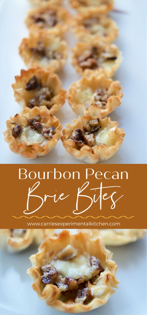 Brie Phyllo Cups, Brie Phyllo, Pecan Brie, Multicultural Recipes, Brie Puff Pastry, Brie Appetizer, Chicory Recipe, Phyllo Cups, Pinterest Food