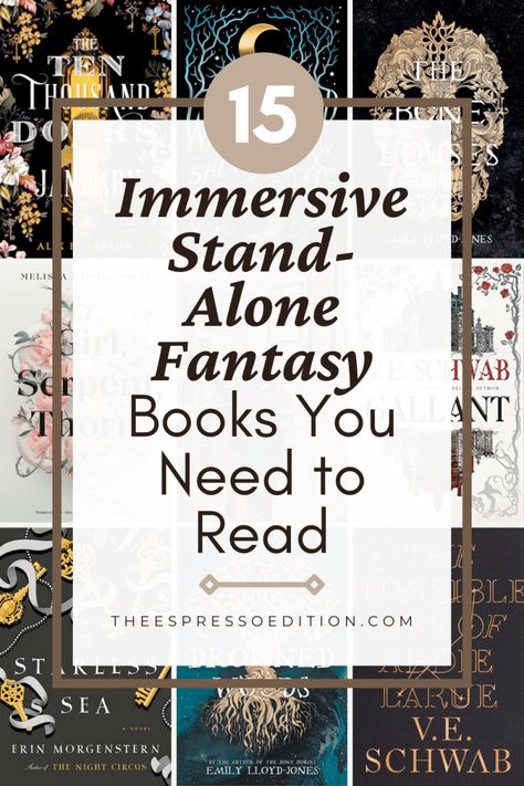 20 Stand-Alone Fantasy Books You Should Add To Your Reading List | The Espresso Edition Book And Coffee Photography, Wallpaper Cozy Aesthetic, Fantasy Book Recommendations, Books For Young Adults, Best Fantasy Books, Adult Fantasy Books, Freetime Activities, Fantasy Books To Read, Reading Rainbow