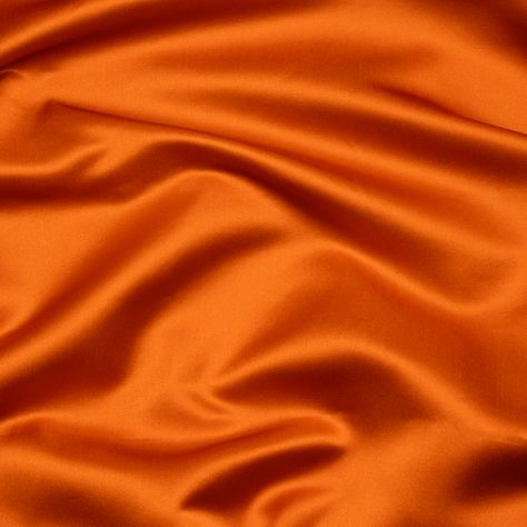 Premium Burnt Orange Silk Duchesse Satin - Satin - Silk - Fashion Fabrics Burnt Orange Color Aesthetic, Burnt Orange Shades, Saffron Color Aesthetic, Jewel Tone Orange, Orange Color Aesthetic, Burnt Orange Aesthetic, Fabrics Orange, Fall Coziness, Jewel Tone Wedding Colors