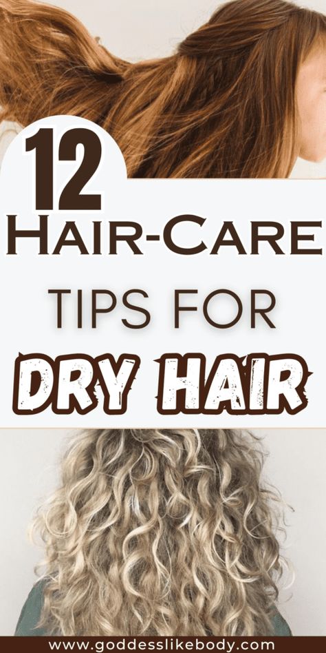 Why Is My Hair So Dry, How To Treat Dry Hair, Dry Hair Routine, Dry Hair Remedies, Transition To Natural Hair, Dry Hair Repair, Tips For Dry Hair, Very Dry Hair, Hair Tips And Tricks