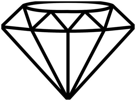 Diamond Shapes Drawing, Diamond Png, Diamond Sketch, Diamond Outline, City Tattoo, Diamond Drawing, Flower Graphic Design, Instagram Logo, Flower Graphic