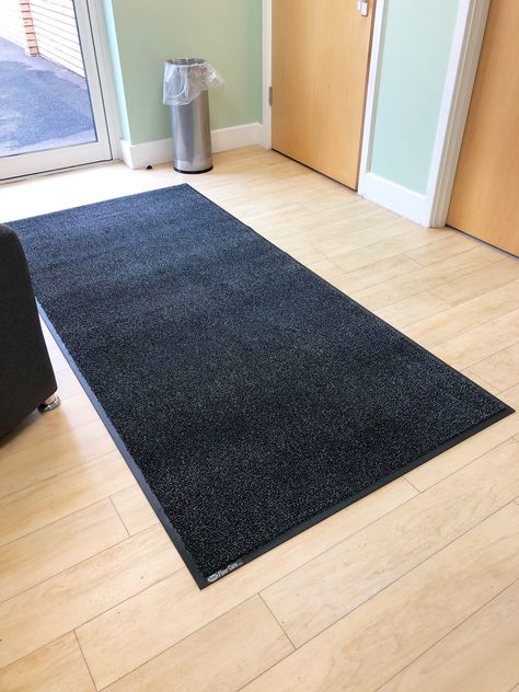 Heavy duty rubber mats for receptions. #mats #rubbermats #doormats #receptionmats #reception #safetymats #floormatting Rubber Mats, Rubber Floor Mats, Rubber Mat, Entrance Mat, Entrance Door, Door Mats, Sheffield, Leeds, Floor Mats