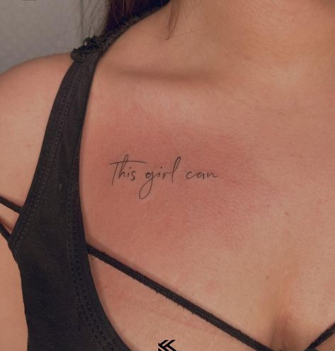 Minimal Tatoos Idea Woman, Small Collarbone Tattoos For Women, Minimal Tattoos For Women, One Word Tattoos Meaningful, Gentle Tattoo, Small Bff Tattoos, 2005 Tattoo, 44 Tattoo, Wrist Tattoos Words