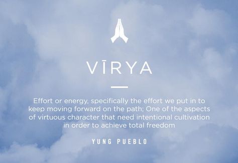 Our new series, Raise Your Vibration, joins ancient wisdom with modern culture—working with dope souls to interpret Sanskrit terms into something you can use on the daily. We could think of no better way to kick off the series than with a G we find endlessly inspiring. Diego Perez, better known as Yung Pueblo, is trying to help humanity through some serious inner growth. A writer who shares his work for free with Instagram as his sounding board and platform, he creates beautiful, soul-shakin... Sanskrit Beautiful Words, Sanskrit Quotes On Self Love, Sanskrit Sayings, Unique Sanskrit Words For Business, Sanskrit Words For Business, Short Sanskrit Quotes With Meaning, Sanskrit Bio For Instagram, Sanskrit Names For House, Beautiful Sanskrit Words