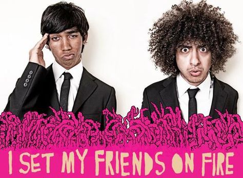 I Set My Friends On Fire Band Banners, Emo Pictures, 2013 Swag Era, Rawr Xd, Band Wallpapers, Band Humor, Band Pictures, Scene Emo, Pierce The Veil