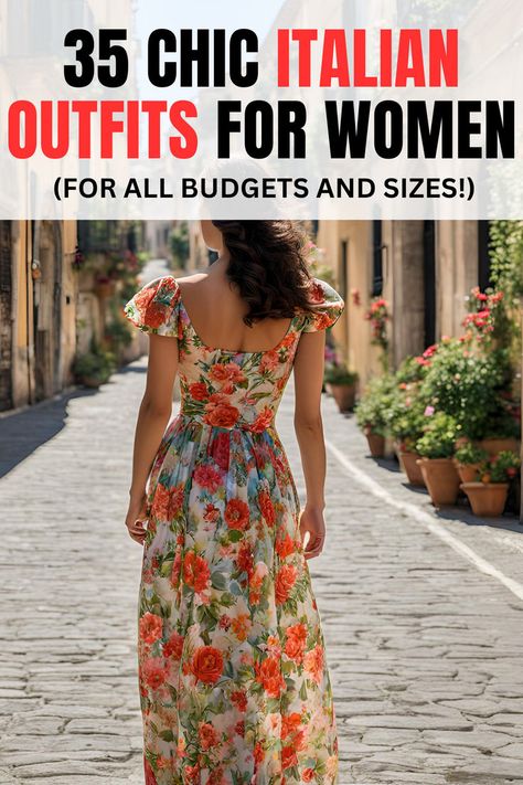 35+ Chic Italian Summer Outfits For All Sizes (+ Packing Guide!) Travel Light Outfits, Best Travel Outfits For Women, Stylish Travel Outfit, Casual Travel Outfit, Comfortable Travel Outfit, Airport Travel Outfits, Cute Travel Outfits, Classy Looks, Italian Summer Outfits