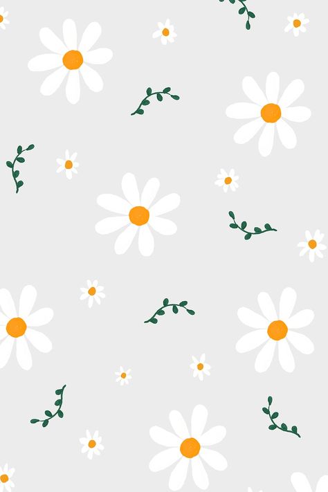 Download free vector of Daisy flowers patterned background vector cute hand drawn style by Sasi about cute patterns, pattern, flower patterns, daisy flower, and background design 3404218 Patterned Background, Daisy Wallpaper, Cute Patterns, Daisy Flowers, Hand Drawn, Daisy, Flowers, Pattern, Design