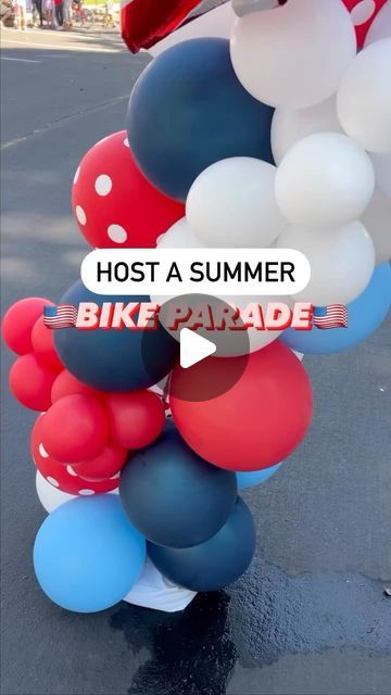 Kristina Buskirk | Toddler Approved on Instagram: "HOST A SUMMER BIKE PARADE 🚲🙌 This easy party idea was a hit the past few summers! Grab a few friends and host your own bike & scooter parade! SAVE THIS IDEA 💡

HOW IT WORKED:

1. First we invited several friends to join us for an afternoon bike parade!

2. When they arrived, we had the kids decorate their bikes with streamers, pinwheels, ribbons, and more! Grown ups helped. It was fun to see kids using their creativity!

3. Next we made a circular track in a local parking lot (you could also do this in a neighborhood cul de sac or around a park) and then kids started riding around and around while we played music.

Grown ups chatted while the kids rode around for awhile. It was such an easy event to put together and fun for everyone.

4 Bike Parade, Summer Bike, Summer Fun For Kids, Easy Parties, Grown Ups, Kids Ride On, Parking Lot, Kids Decor, Cool Kids