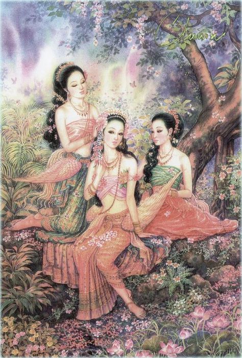 Thai Aesthetic, Cambodian Art, Thailand Art, Photo Arts, Consciousness Art, المملكة العربية السعودية, Thai Art, China Art, Fairytale Art