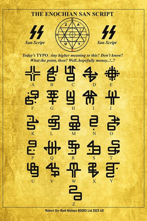 Old Symbols And Meanings, Enochian Alphabet, Ancient Letters, Fictional Languages, Ancient Alphabets, Graffiti Text, Magick Symbols, Alphabet Code, Alphabet Symbols