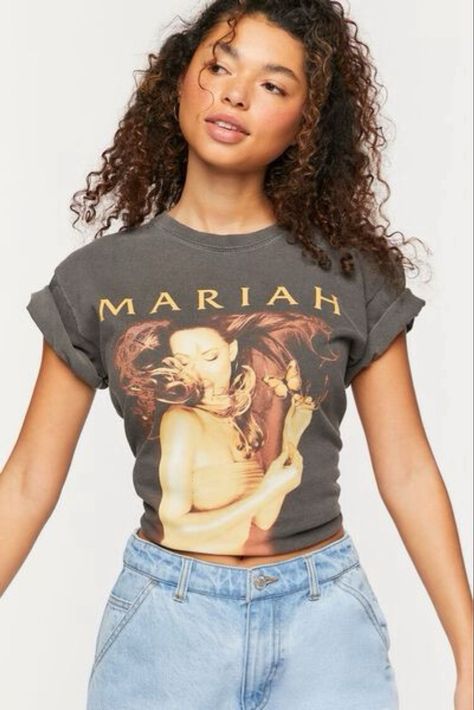 Mariah Carey graphic tee Follow my shop @DaisyHelen on the @shop.LTK app to shop this post and get my exclusive app-only content! #liketkit #LTKsalealert #LTKGiftGuide #LTKfindsunder50 @shop.ltk https://liketk.it/4ptBK Catherine Parr, Mariah Carey, Knit Tees, Knit Jersey, Graphic Tee, Fitness Models, Forever 21, Comfort Fit, Graphic Tees