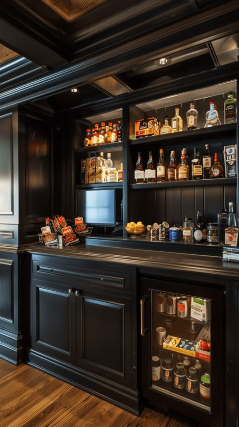 Movie Room Kitchenette, Home Theatre Snack Bar, Theater Snack Bar Ideas, Home Theater Snack Bar Ideas, Movie Room Snack Bar, Movie Room Snack Bar Ideas, Movie Room Bar, Snack Bar Ideas Home, Home Theater Snack Bar