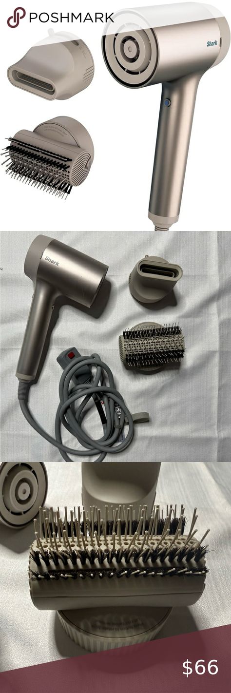 Shark Hair Blow Dryer HyperAIR Ionic Hair Dryer with 2-in-1