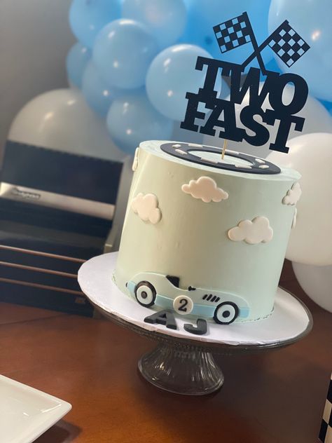 Too Fast Birthday Party Cake, Birthday Cakes For 2 Year Boys, 2 Birthday Cake Ideas, Two Fast Birthday Cake Ideas, 2 Fast 2 Furious Birthday Cake, Too Fast Birthday Cake, Two Fast Birthday Party Boy Cake, Two Fast Two Curious Birthday Cake, Racing Car Cake For Boys