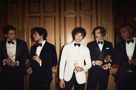 Birthday Dresscode, Albania Wedding, Black Tie Birthday Party, Richard Biedul, Janis Ancens, Karim Sadli, Male Portrait Poses, Mood Portrait, Party Photoshoot