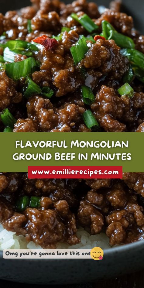 Mongolian Ground Beef is a quick and flavorful dish that turns everyday ingredients into an extraordinary meal. This recipe features savory ground beef cooked with aromatic ginger and garlic, all enveloped in a rich soy sauce glaze. Perfect for busy weeknights or casual gatherings, Mongolian Ground Beef pairs beautifully with rice or noodles, making it a versatile addition to your dinner rotation. In just 30 minutes from prep to plate, you can enjoy this satisfying dish that will impress your family and friends alike. Feel free to customize it with your favorite vegetables for added color and nutrition, ensuring every bite is both delicious and fulfilling. Mongolian Ground Beef Recipe, Soy Sauce Glaze, Mongolian Ground Beef, Noodles Making, Crispy Snacks, Ginger Beef, Mongolian Beef Recipes, Beef Sauce, Crispy Beef