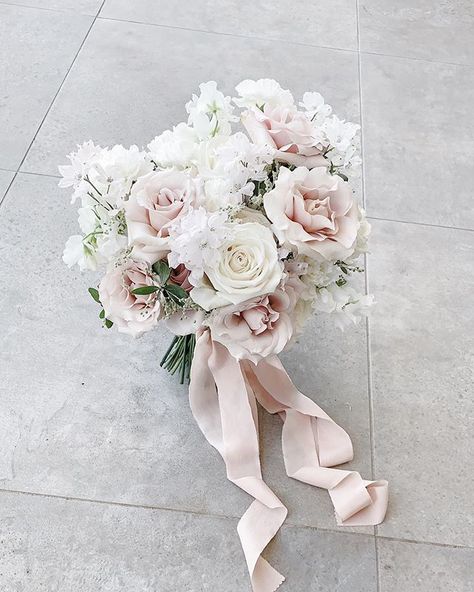 Bridal Bouquet ~ Madeline Anne Event Stylist & Floral Designer Wedding Floral Bouquet, Bridal Bouquet Styles, Silk Flower Bridal Bouquet, Blush Bouquet Wedding, Floral Bouquets Wedding, Navy Wedding Flowers, Blush Bridal Bouquet, Bridal Bouquet Peonies, Silk Bridal Bouquet