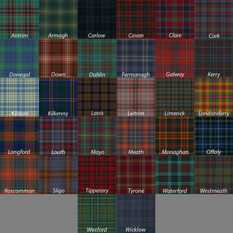 All irish county tartan kilt available our shop. Irish Kilt, Irish Tartan, Tartan Clothing, Kilt Belt, Tartan Tie, Better Lifestyle, Tartan Kilt, Men In Kilts, Scottish Clans