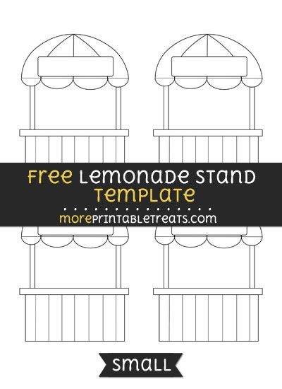 Free Lemonade Stand Template - Small Lemonade Stand Craft, Lemonade Stand Banner Free Printable, Free Lemonade Stand Printables, Lemonade Stand Illustration, Lemonade Stand Lesson Plan, Border Templates, Lemonade Stand, Summer Theme, Printables Kids