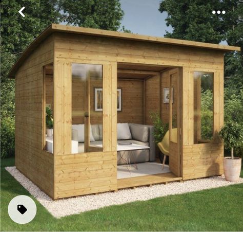 Small Garden Summer House Ideas, Garden Summer House Ideas, Diy Summer House, Small Summer House, Summer House Design, Garden Cabins, Summer House Garden, House Design Ideas, Famous Houses