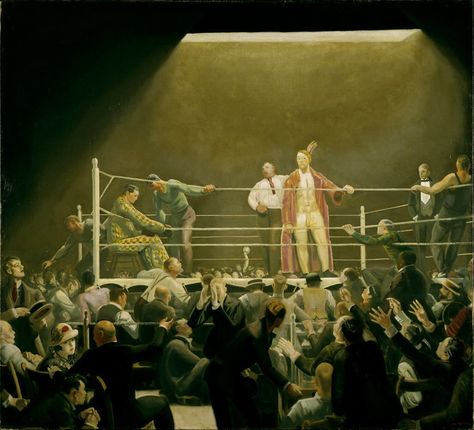 1924 Ringside Seats oil on canvas 150.5 x 165.5 cm George Bellows, Ashcan School, American Realism, Hirshhorn Museum, Hudson River School, Most Famous Artists, New York School, Hudson River, Bellows