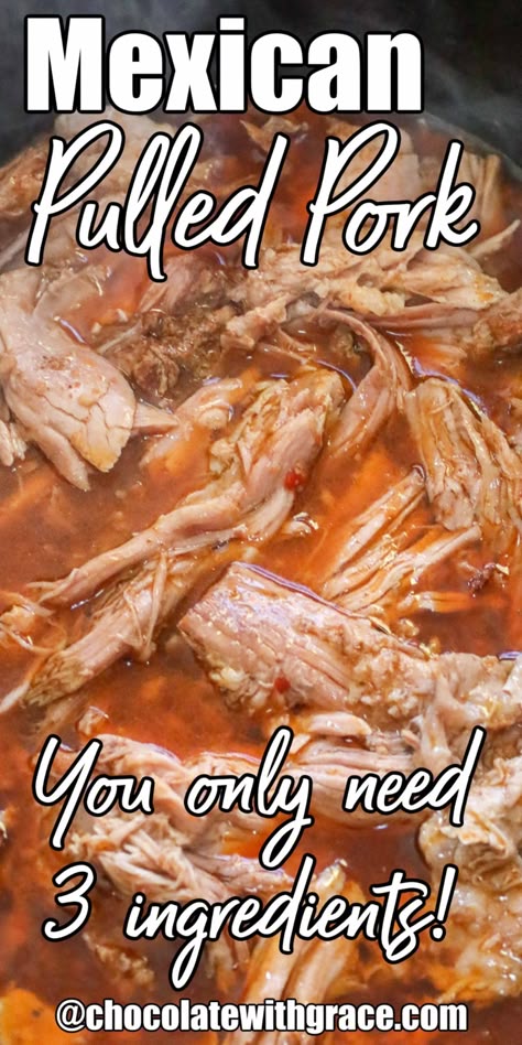 Mexican Pulled Pork Mexican Pulled Pork Instant Pot, Mexican Pork Instant Pot, Pulled Pork For Tacos, Crock Pot Pork Tacos, Pork Burrito Recipe, Pull Pork Tacos, Pulled Pork Tacos Crock Pot Recipes, Pork Tacos Crockpot, Pulled Pork Burritos