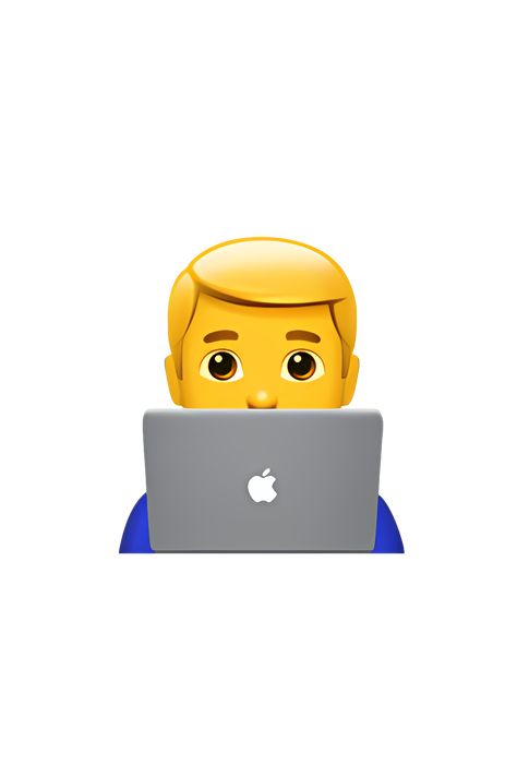 The emoji 👨‍💻 Man Technologist depicts a male figure with short hair and a neutral expression. He is wearing a white shirt and a black tie, and is sitting in front of a computer screen. The computer screen is not visible, but the man's hands are positioned as if he is typing on a keyboard. The emoji is designed to represent a person who works in the field of technology or computing. Computer Emoji, Emoji Man, Apple Emojis, Computer Service, Emoji Backgrounds, Chinese New Year Design, Male Hands, Boy Photography Poses, Boy Photography