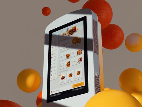 McDonald's Kiosk by Dave Toro Product Art Direction, Digital Kiosk, Digital Retail, Product Art, User Centered Design, Quick Service Restaurant, Kiosk Design, Digital Health, Productivity Tools