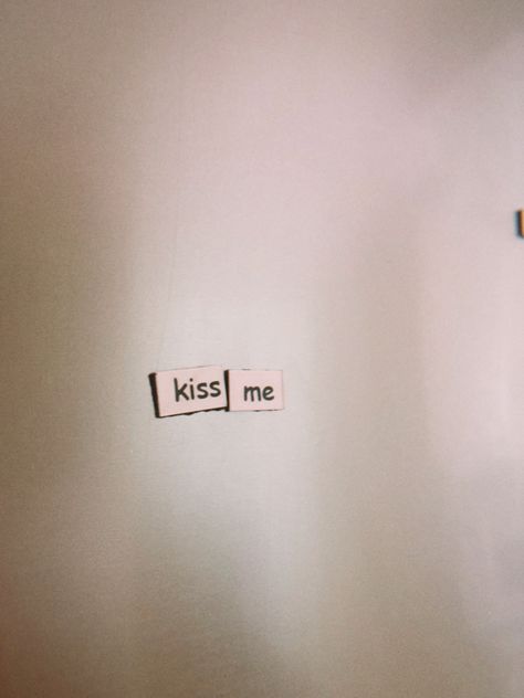 Kiss me fridge magnets with a film camera filter Never Been Kissed Aesthetic, Kiss Me Once Kiss Me Twice, I Like The Way You Kiss Me Aesthetic, Madly In Love Aesthetic, Kiss Me First Aesthetic, Wanna Kiss About It, Kissing Aesthetique, I Need A Kiss, Aesthetic Kisses