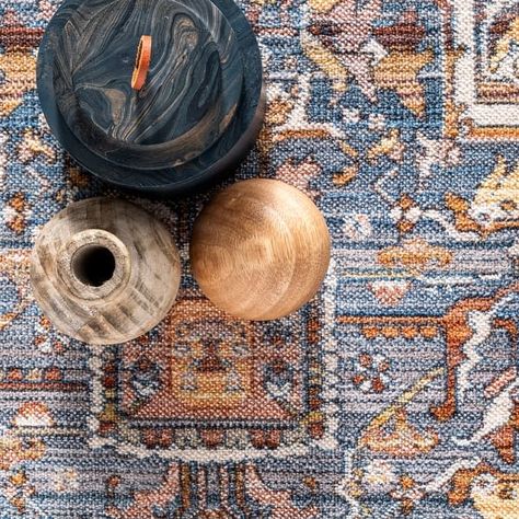 nuLOOM Vintage Harriet Medallion Fringe Area Rug - Bed Bath & Beyond - 21065726 Fringe Rugs, Medallion Area Rug, Bold Color Schemes, Vintage Medallion, Medallion Rug, Rugs Usa, Navy Area Rug, Antique Carpets, Rug Runner Hallway