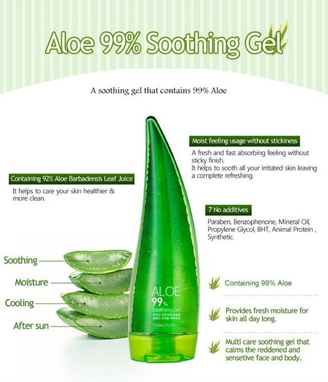 Holika Holika Aloe 99% Soothing Gel Lemon Face Mask, Fresh Aloe Vera, Holika Holika, Aloe Juice, Aloe Gel, Body Gel, Soothing Gel, Dry Face, Aloe Leaf