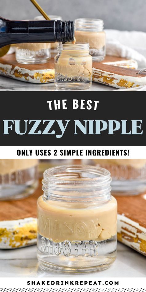 Butter Ripple Schnapps Shots, 2 Ingredient Shots Alcohol, Peach Schnapps Shots, Shots With Peach Schnapps, Schnapps Recipes, Irish Cream Drinks, Chocolate Cake Shot, Shots Alcohol Recipes, Alcohol Shots