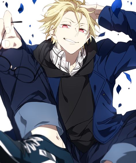 Zetsubouou (Black) (William Macbeth) - Kekkai Sensen - Blood Blockade Battlefront Kekkai Sensen, An Anime, Anime Character, Blonde Hair, Blonde, Hair, Anime, Blue, White