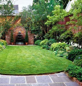 Backyard Inspiration, Brick Walls, Backyard Garden Design, Dream Backyard, Gorgeous Gardens, Small Gardens, Small Backyard Landscaping, Garden Spaces, Southern Living