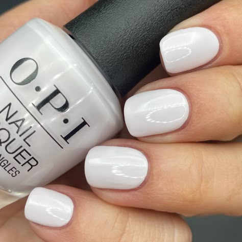 Opi Gel Nail Colors, Best White Nail Polish, Opi Nail Polish Colors, Nail Polish Colors Summer, White Gel Nails, Opi Gel Nails, Engagement Nails, Opi Nail Colors, Summer Nail Polish