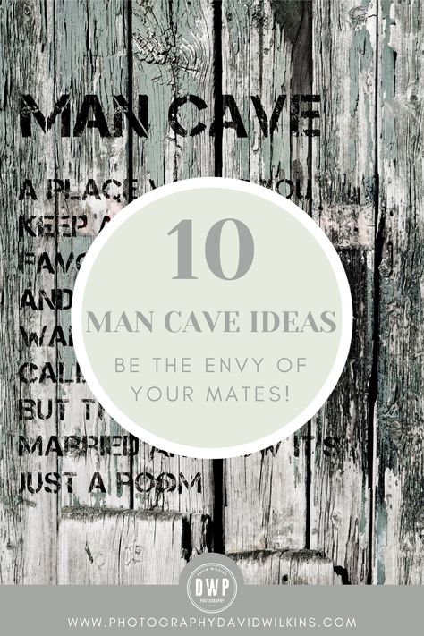 Creating a man cave & stuck for inspiration? Explore these 10 ideas to create a man cave theme that will be the envy of your mates! #mancave #mancaveideas #mancavedecor Man Cave Colors, Outdoor Man Cave, Man Cave Ideas, Accent Wall Paint, Man Cave Wall Art, Man Cave Signs, Man Caves, Rustic Art, Men Quotes