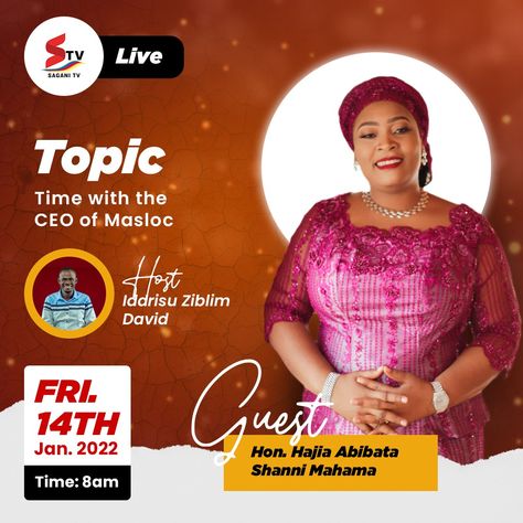 Sagani TV, Live on TV, TV show host flyer design, Flyer design Interview Flyer Design, Business Consultant Services, Event Flyer Design, Tv Talk Show, Business Consultant, Church Graphic Design, Tv Interview, Social Media Poster, Event Flyer