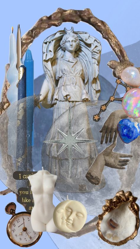 #altar #selene #moon Selene Greek Mythology, Selene Goddess Of The Moon, Selene Goddess, Goddess Of The Moon, Greek Mythology Gods, Goddess Art, Greek Gods, Aphrodite, Greek Mythology