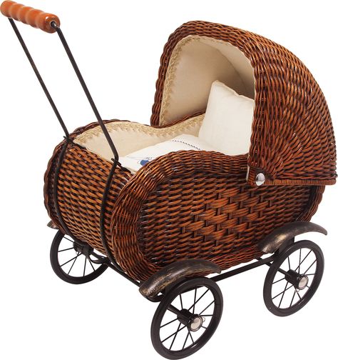 Doll's Pram "Elizabeth" Baby Trolley, Vintage Pram, Pram Toys, Baby Buggy, Dolls Prams, Baby Prams, Baby Carriage, Vintage Wicker, Childrens Toy